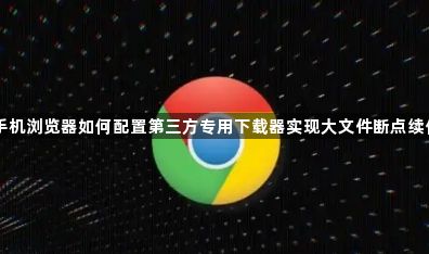 手机浏览器如何配置第三方专用下载器实现大文件断点续传1