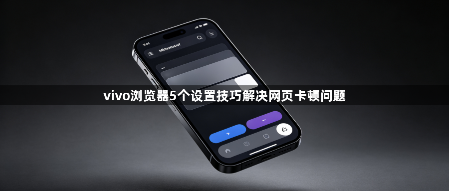vivo浏览器5个设置技巧解决网页卡顿问题1