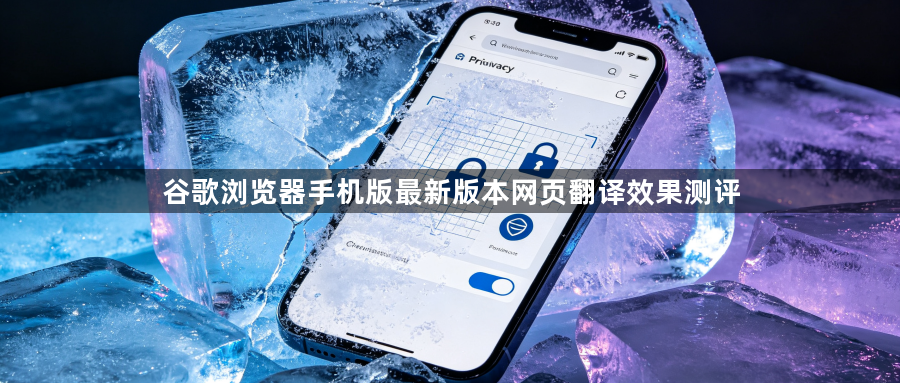 谷歌浏览器手机版最新版本网页翻译效果测评1