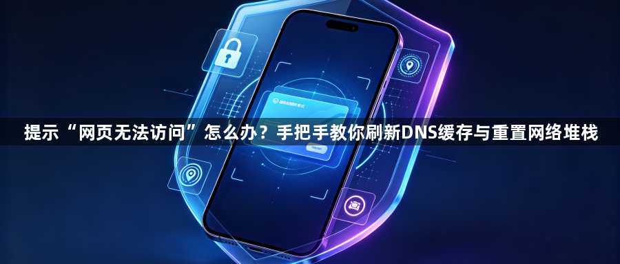 提示“网页无法访问”怎么办?手把手教你刷新DNS缓存与重置网络堆栈1