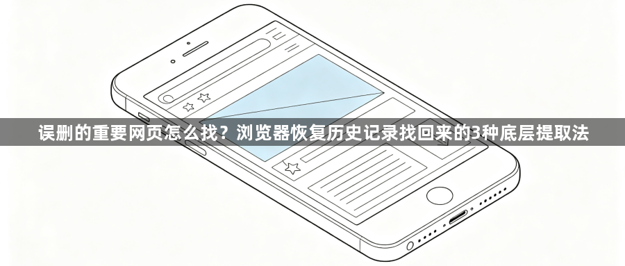 误删的重要网页怎么找?浏览器恢复历史记录找回来的3种底层提取法1