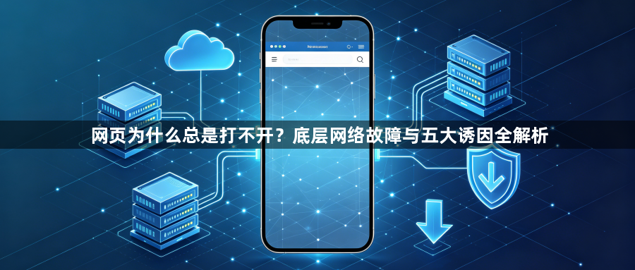 网页为什么总是打不开？底层网络故障与五大诱因全解析1