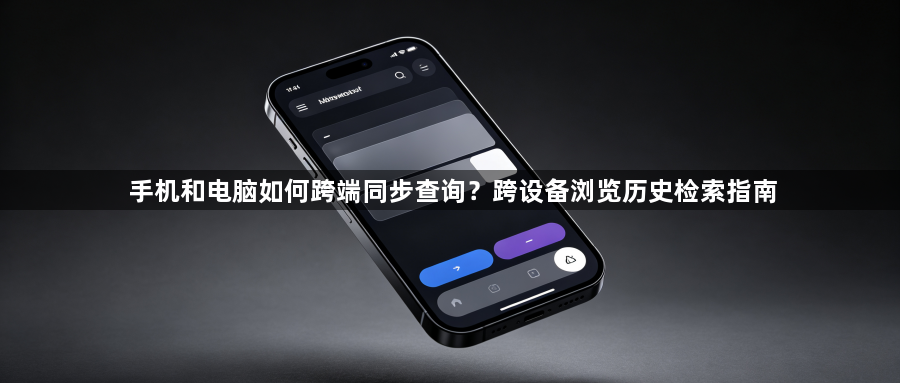 手机和电脑如何跨端同步查询？跨设备浏览历史检索指南1