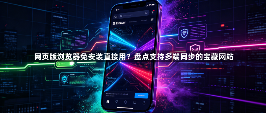 网页版浏览器免安装直接用?盘点支持多端同步的宝藏网站1