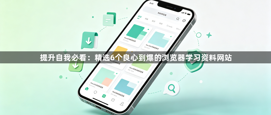 提升自我必看:精选6个良心到爆的浏览器学习资料网站1
