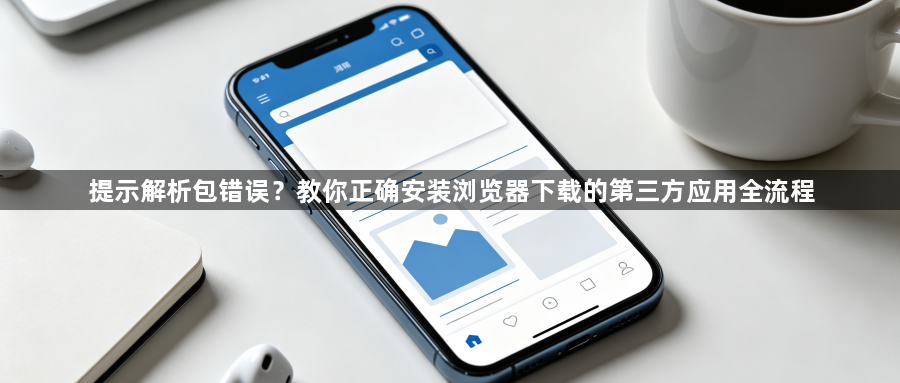 提示解析包错误?教你正确安装浏览器下载的第三方应用全流程1