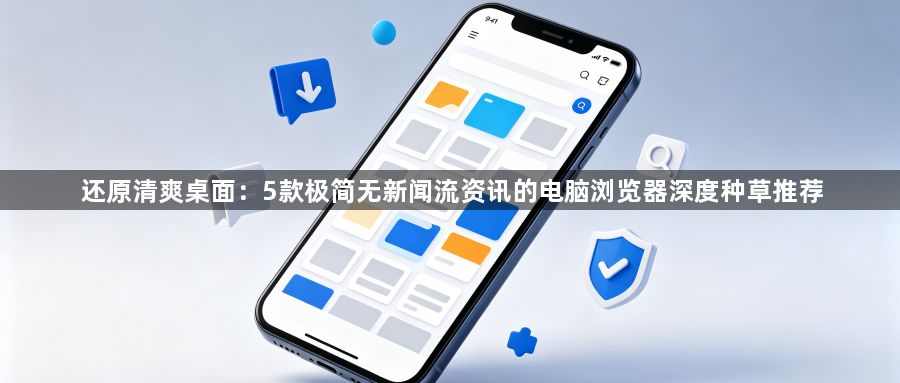 还原清爽桌面:5款极简无新闻流资讯的电脑浏览器深度种草推荐1