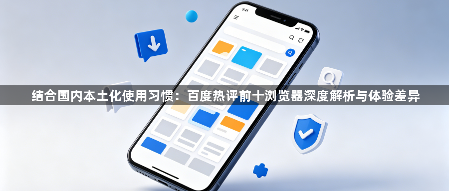 结合国内本土化使用习惯:百度热评前十浏览器深度解析与体验差异1
