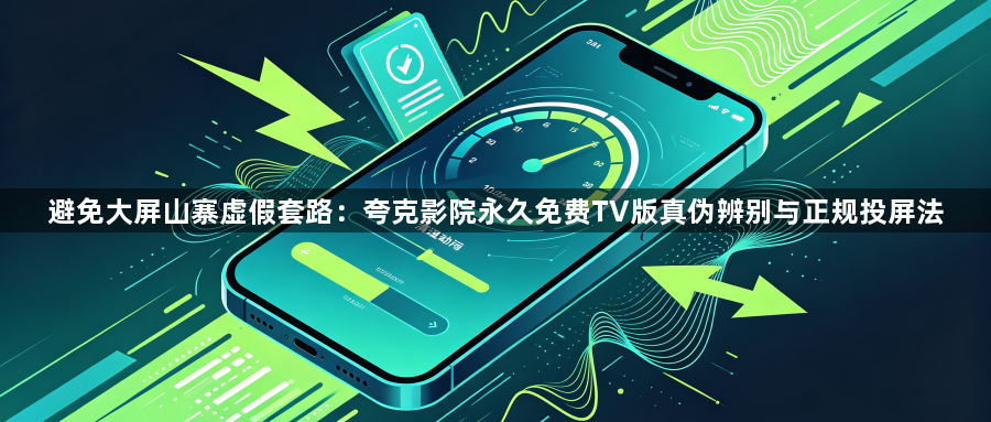 避免大屏山寨虚假套路:夸克影院永久免费TV版真伪辨别与正规投屏法1