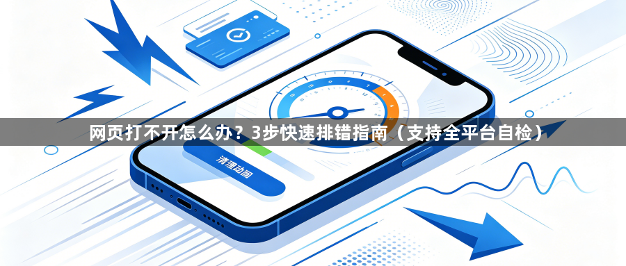 网页打不开怎么办?3步快速排错指南(支持全平台自检)1
