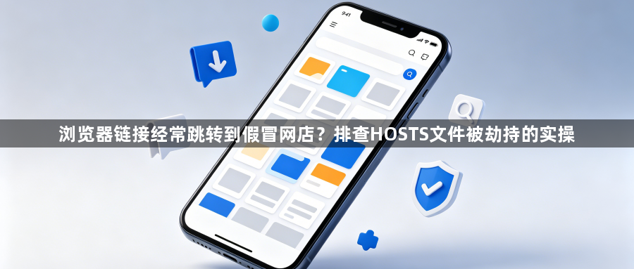 浏览器链接经常跳转到假冒网店?排查HOSTS文件被劫持的实操1