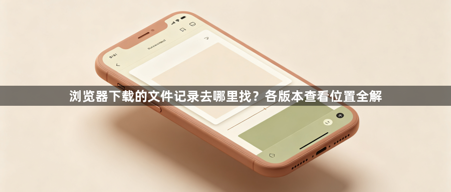 浏览器下载的文件记录去哪里找?各版本查看位置全解1