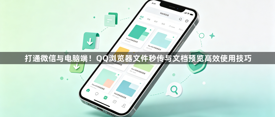 打通微信与电脑端!QQ浏览器文件秒传与文档预览高效使用技巧1