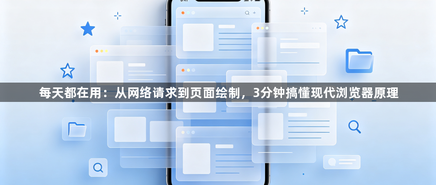 每天都在用:从网络请求到页面绘制,3分钟搞懂现代浏览器原理1