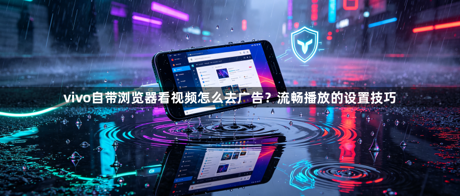 vivo自带浏览器看视频怎么去广告?流畅播放的设置技巧1