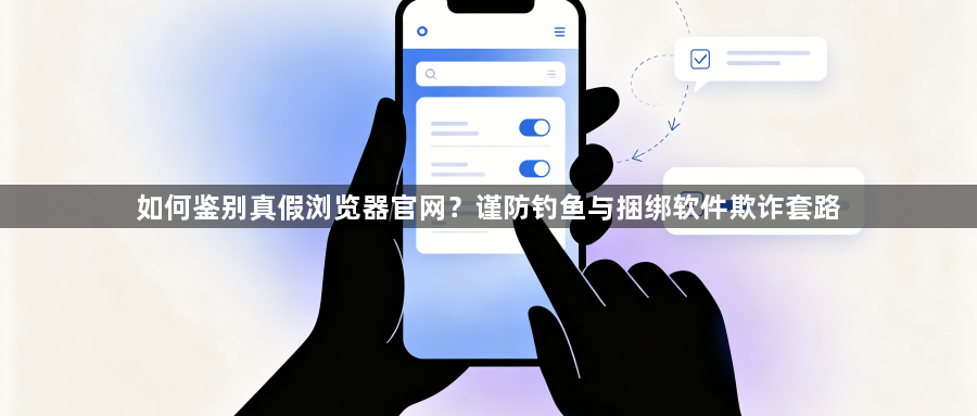 如何鉴别真假浏览器官网?谨防钓鱼与捆绑软件欺诈套路1