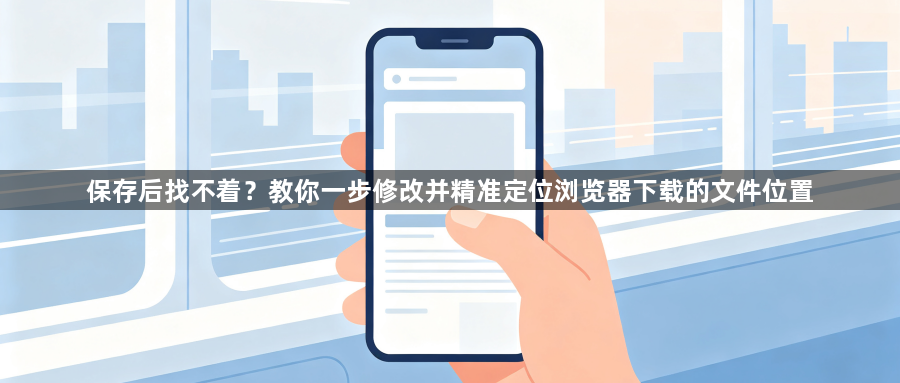 保存后找不着?教你一步修改并精准定位浏览器下载的文件位置1