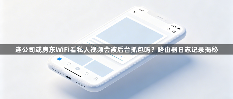 连公司或房东WiFi看私人视频会被后台抓包吗？路由器日志记录揭秘1