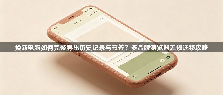 换新电脑如何完整导出历史记录与书签?多品牌浏览器无损迁移攻略1
