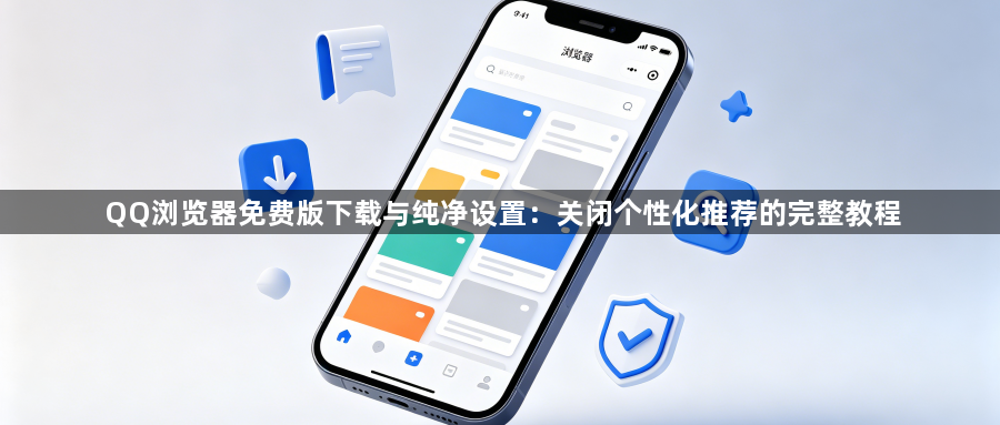 QQ浏览器免费版下载与纯净设置:关闭个性化推荐的完整教程1