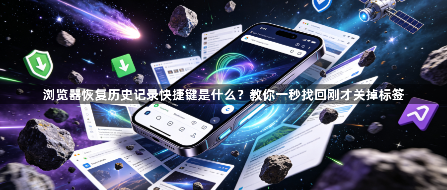 浏览器恢复历史记录快捷键是什么?教你一秒找回刚才关掉标签1