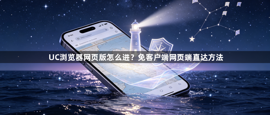 UC浏览器网页版怎么进?免客户端网页端直达方法1