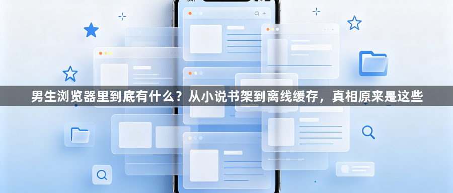 男生浏览器里到底有什么?从小说书架到离线缓存,真相原来是这些1