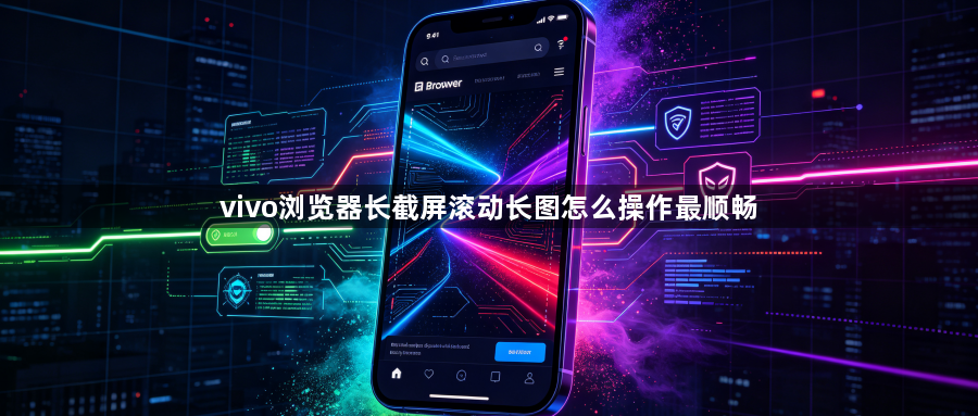 vivo浏览器长截屏滚动长图怎么操作最顺畅1