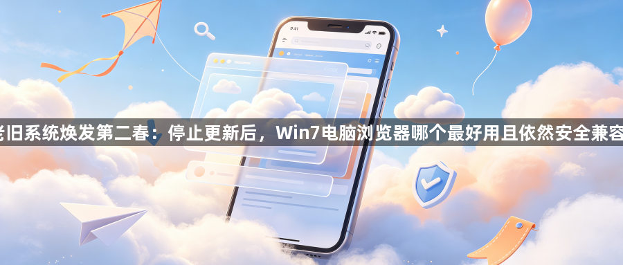 老旧系统焕发第二春：停止更新后，Win7电脑浏览器哪个最好用且依然安全兼容？1