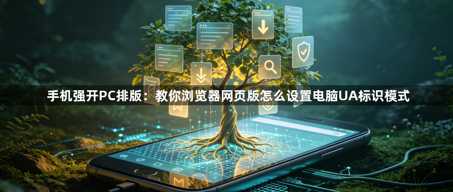 手机强开PC排版:教你浏览器网页版怎么设置电脑UA标识模式1