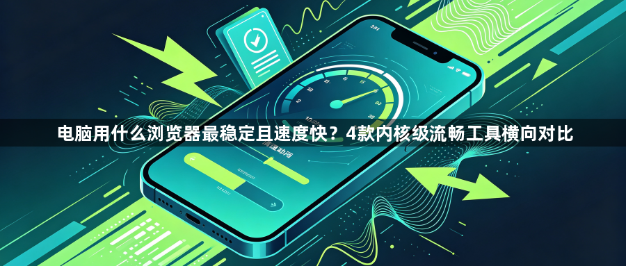 电脑用什么浏览器最稳定且速度快？4款内核级流畅工具横向对比1
