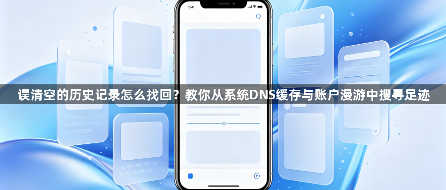 误清空的历史记录怎么找回？教你从系统DNS缓存与账户漫游中搜寻足迹1